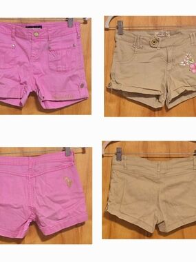 BUNDLE BABY PHAT AND CARTER'S DESIGNER FASHION GIRL SHORTS